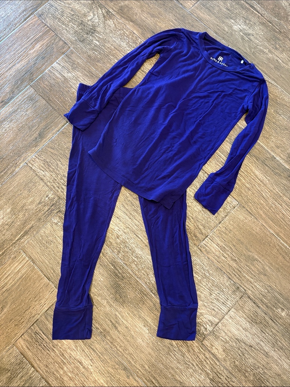 Bums and Roses Purple Kids Pajama Set